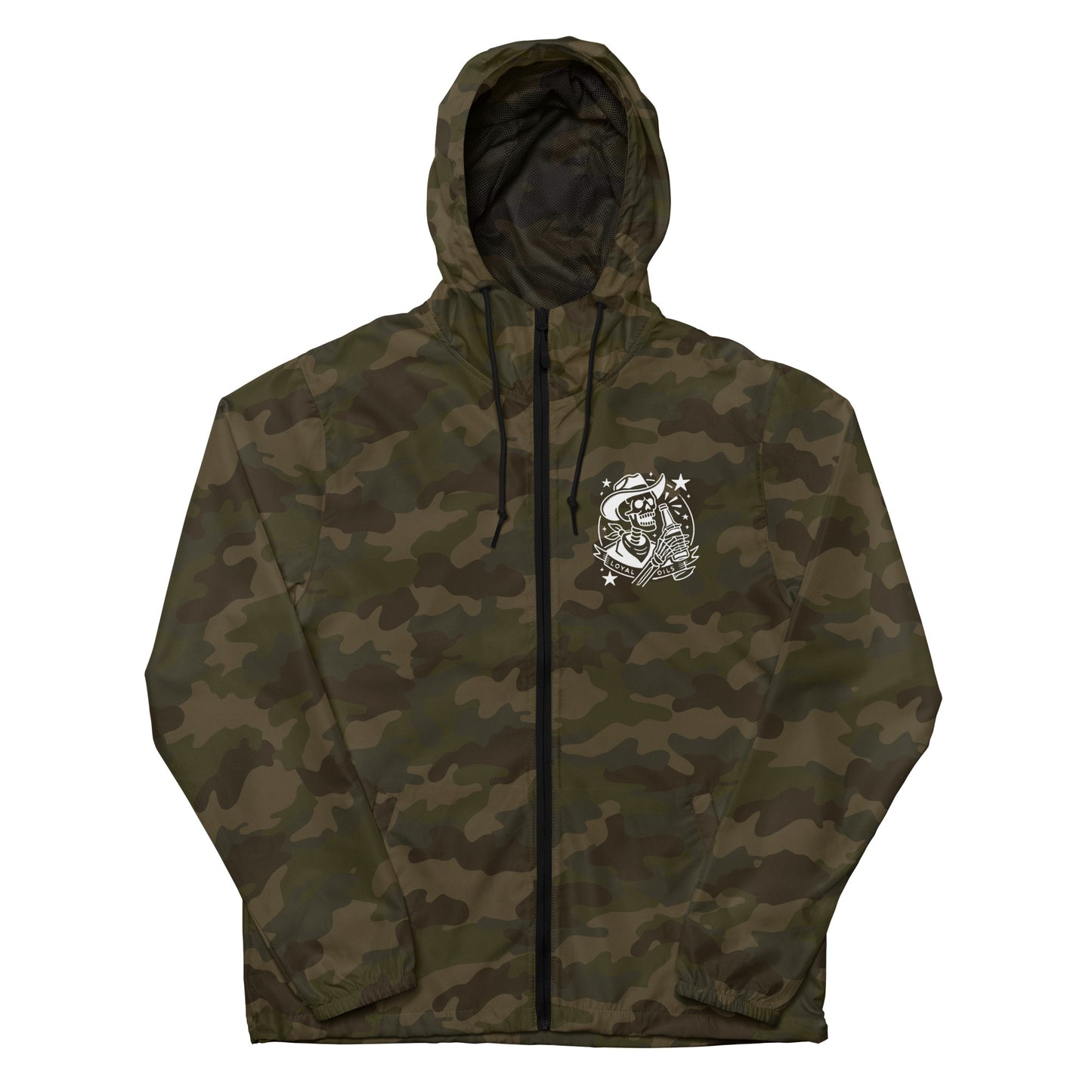 Unisex lightweight zip up windbreaker