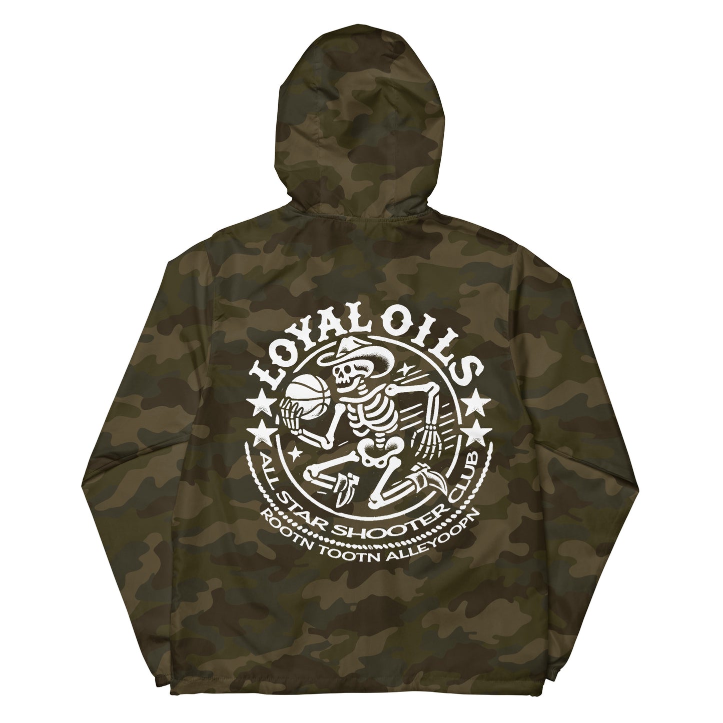 Unisex lightweight zip up windbreaker