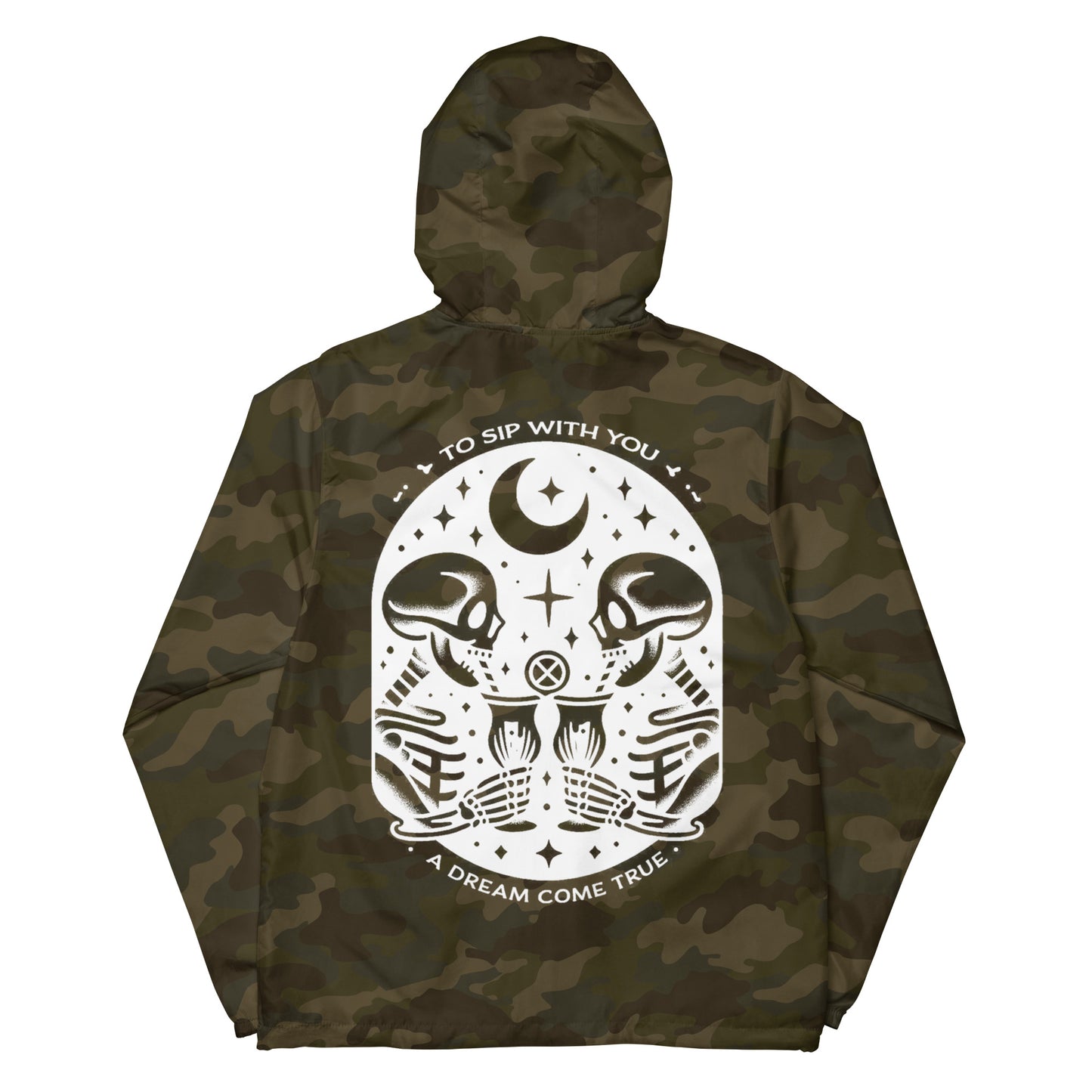 Unisex lightweight zip up windbreaker