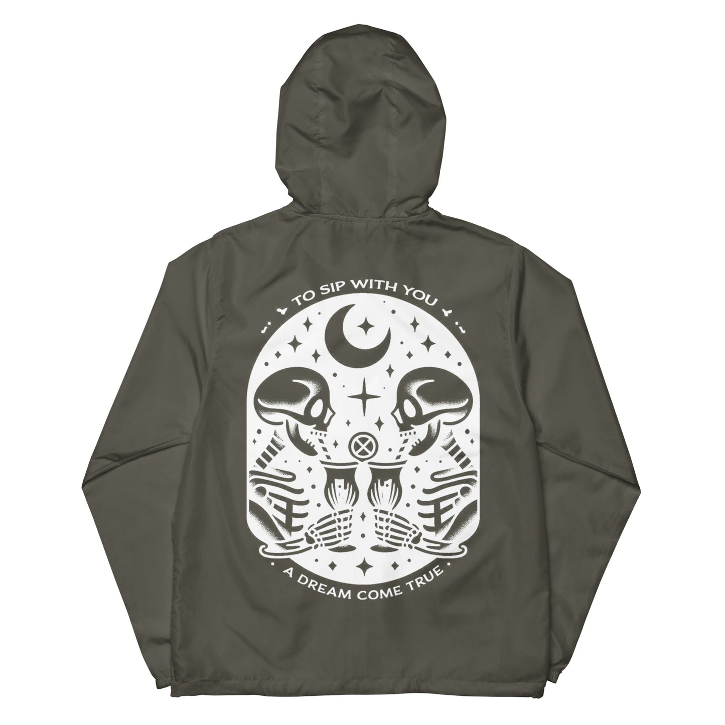 Unisex lightweight zip up windbreaker