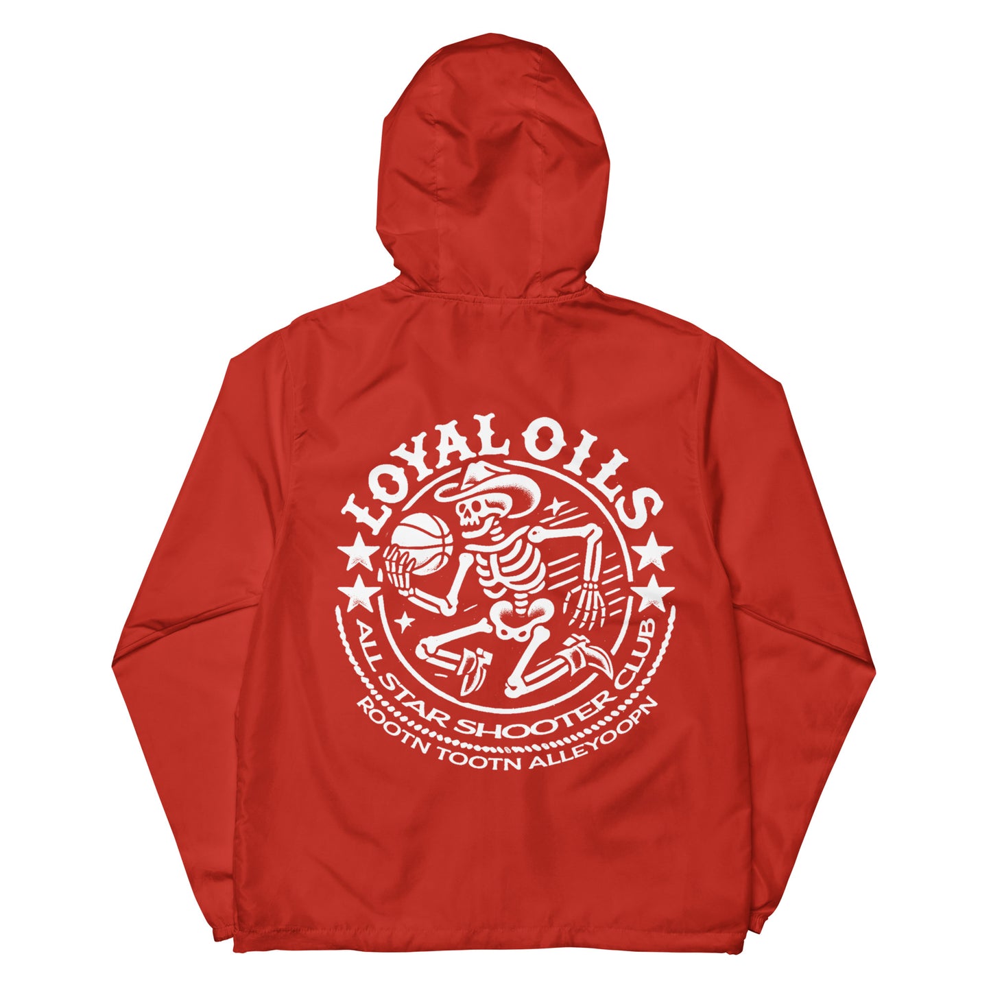 Unisex lightweight zip up windbreaker